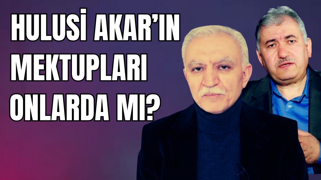 Hulusi Akar'ın Gülen'e mektubu, Hamdullah Öztürk ve Numan Yiğit'te mi?(2.9.2025)