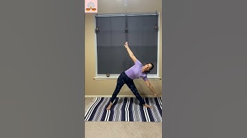 Variation in Triangle Pose based on physical restrictions  #shorts