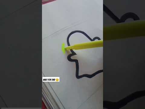 Drawing Snapchat || Logo Art || Mineofarts Shorts Art