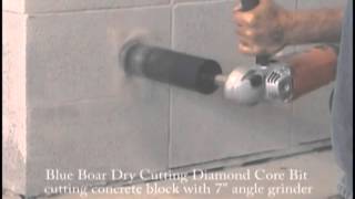 Blue Boar dry cutting Diamond Core Bit 