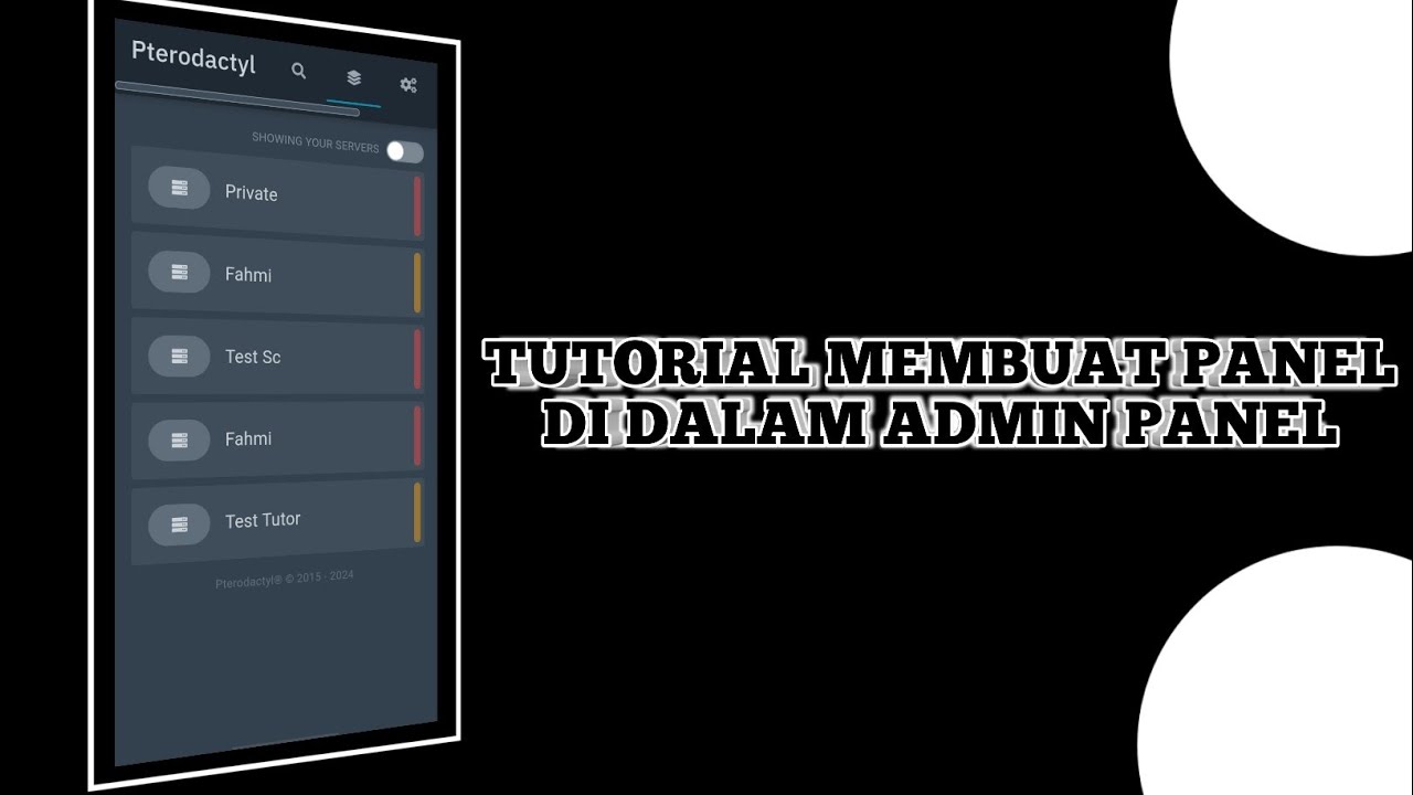 CARA MEMBUAT PANEL DI DALAM ADMIN PANEL | BOT WHATSAPP | PANEL BOT ...