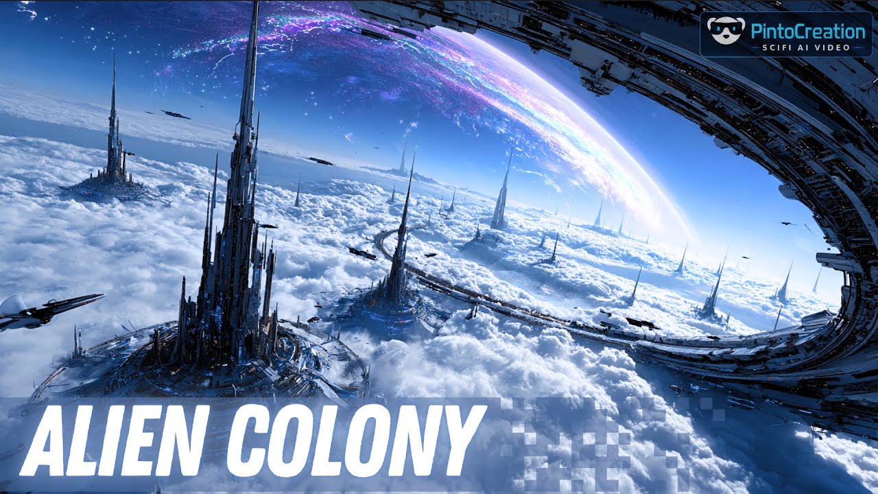 Living in an Alien Colony | Utopian Sci-Fi Journey (AI Animation)