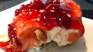 CHERRY DELIGHT Dollar Tree Recipe No Bake Dessert | Southern Sassy Mama
