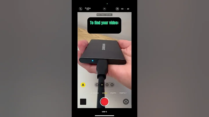 🤯HOW TO USE SAMSUNG PORTABLE SSD T7? #samsung #samsungssd  #shortsfeed #shorts