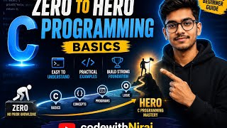 C Programming Basic all from Zero to 😎hero #Programming #CodewithNiraj #trending #coding 