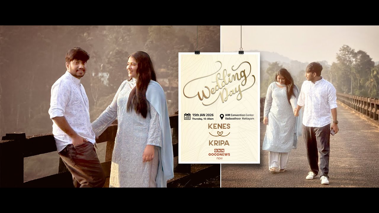 KENES WEDS KRIPA  | WEDDING  |  15 JANUARY, 2026 | GOODNEWS EVENTS