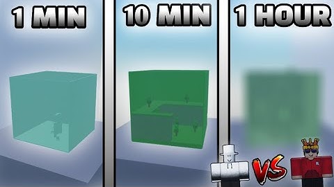 Building a JToH Floor in 1 Minute, 10 Minutes and 1 Hour! Vs FlamingLong