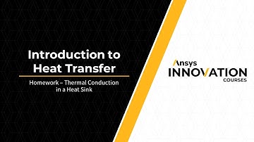 Thermal Conduction in a Heat Sink — Homework