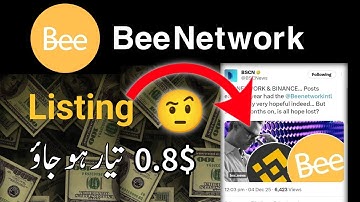 Bee Network New Update today || Bee Network Listing & KYC 