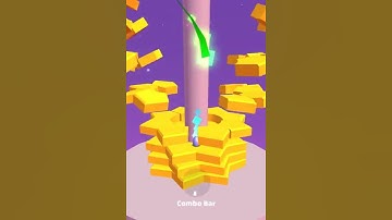 Helix Stack Jump Level 1 Walkthrough #shorts