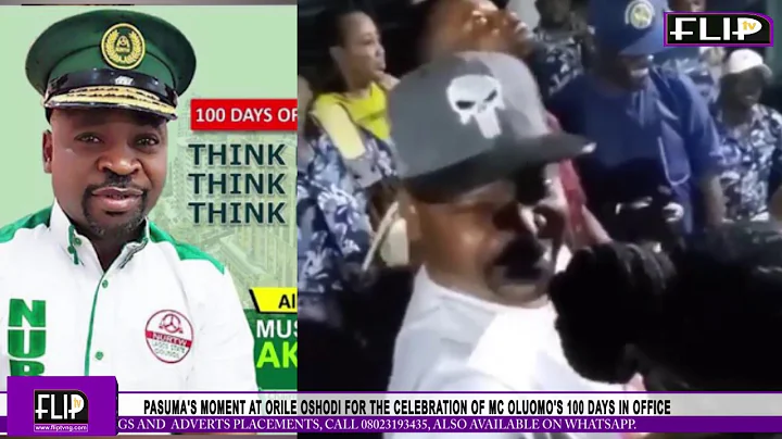 PASUMA'S MOMENT AT ORILE OSHODI FOR THE CELEBRATION OF MC OLUOMO'S 100 DAYS IN OFFICE
