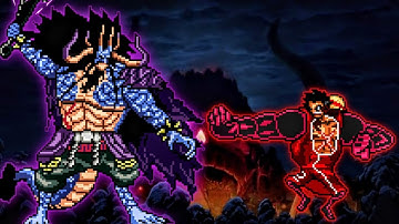 Kaido V5 OP (all form) (New) VS Luffy Egg Head V2 OP (all form) in Jump Force Mugen