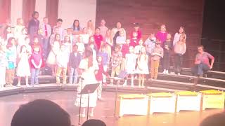 Jack's 3rd Grade program. 