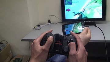 Use bluetooth controller to play smartphone games on TV with no lag