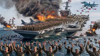 Aircraft carrier carrying 900,000 US troops sunk in the Black Sea by Russian Sukhoi Su-34