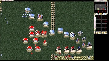 Red Alert 1 HD - P4 Rashowdown 2k12 Multiplayer gameplay 2vs2 - C&C ra1 Online on CnCNet 1280 720