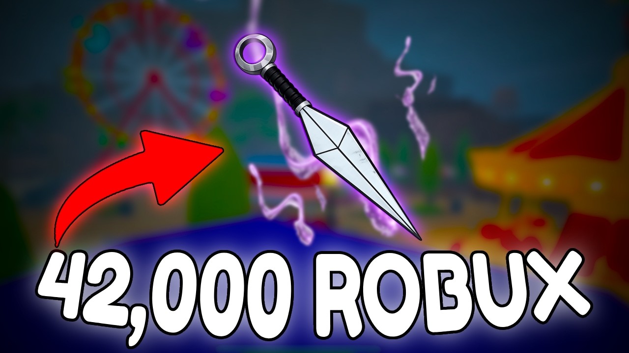 Testing the OP VOID KUNAI in Roblox Ohio