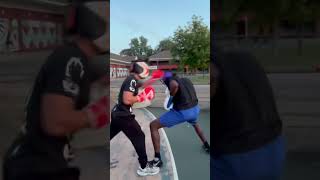 LIL CRACRA SPARRING!