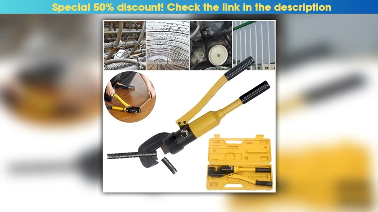 8 Ton13ton Hydraulic Rebar Cutter 416mm422mm Cutting tool