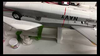 Freewing F- 14 main gear testing