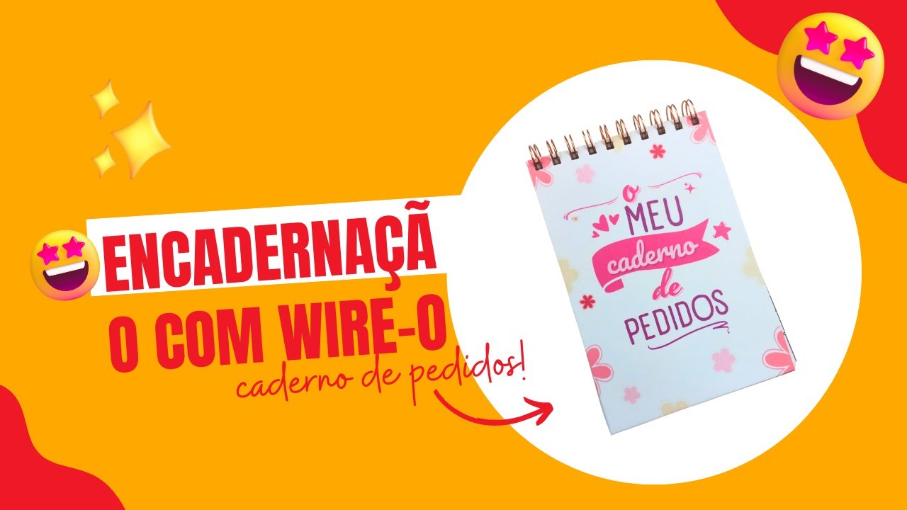 Capa do vídeo Encadernação Wire-o: Como fazer caderno de pedidos | Marpax