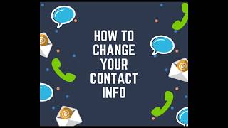 How to change contact info in Skyward Family Access