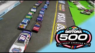 nascar scarp cup series daytona 500 2022 papercraft stop motion