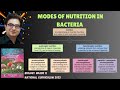 Modes of Nutrition in Bacteria | Biology Grade 11 | National book foundation | 2024