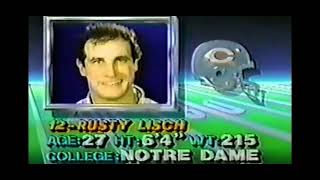rusty Lisch Chicago bears highlights part 1