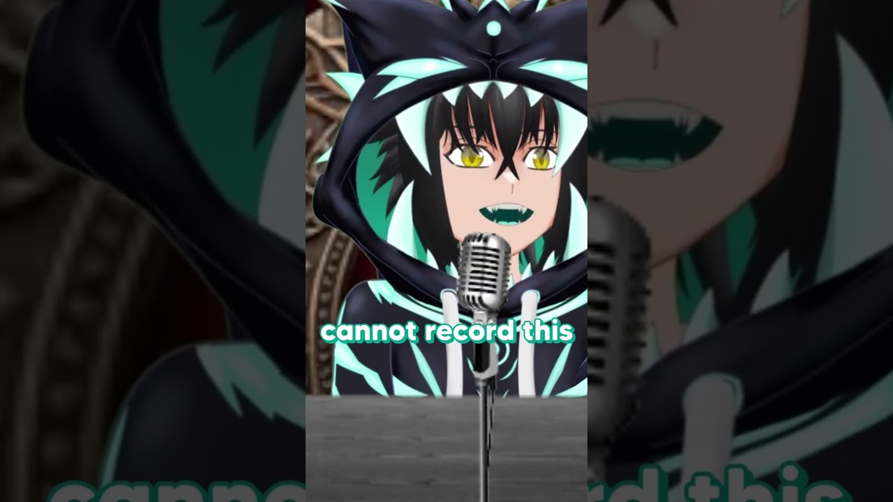 His Mic gave up!  #vtuber #memes #funny #anime #kaiju  #envtuber