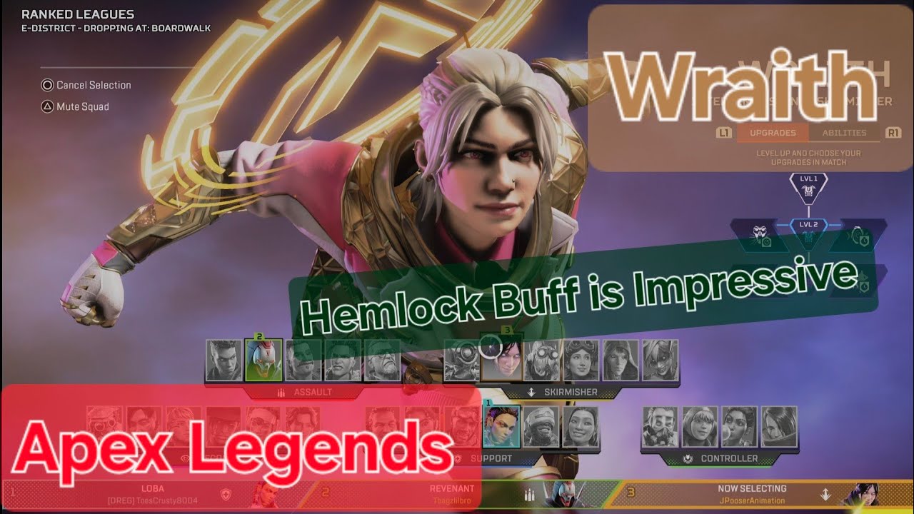 The Hemlock is Getting Me Out Of Gold | Apex Legends S26 Ranked Wraith Solo Queue