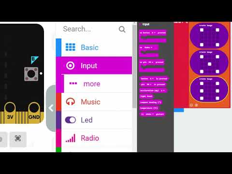 การใช้ array ทำโปรแกรมลูกเต๋า โดยใช้โปรแกรม makecode microbit 2018