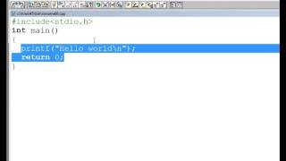C Tutorial 5 :How to run Hello World C Program in Hindi