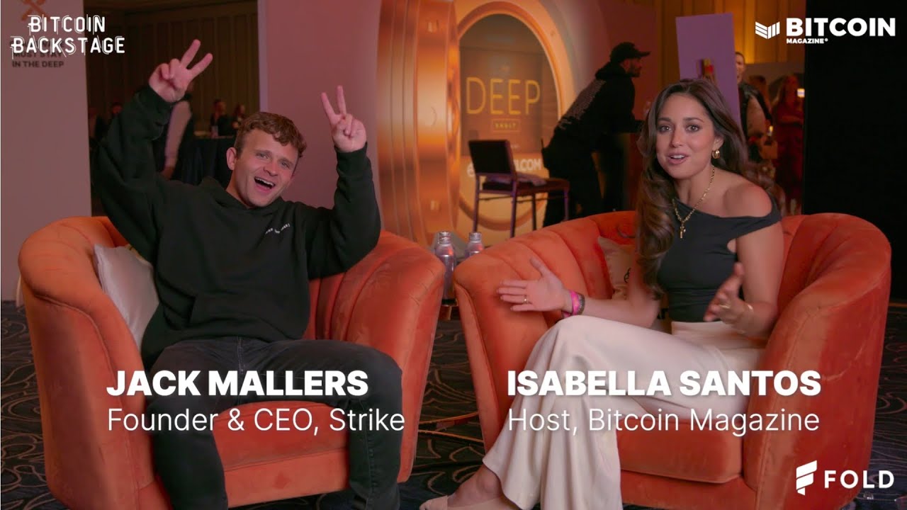 Exclusive Jack Mallers Backstage Interview At The Bitcoin Conference