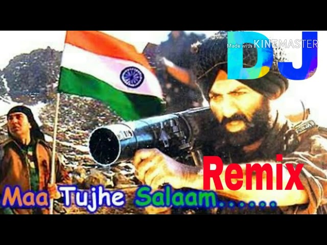 Maa Tujhe Salaam DJ remix vibration song Desh Bhakti song class=