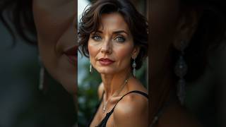 Her gaze is fire, a silent spell. #MysticAllure #TimelessBeauty #EnigmaticGlow #NightQueen