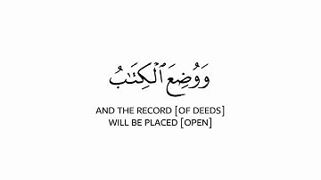 الشيخ ياسر الدوسري ووضع الكتاب فترى المجرمين مشفقين كروما شاشة بيضاء #كروما_آيات