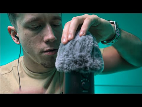 Brain melting head massage for anxiety ASMR (male whispers)