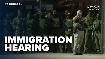 Chicago hearing to release people arrested during Chicago ICE operations