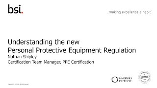 Understand the new Personal Protective Equipment (PPE) Regulation June 2015
