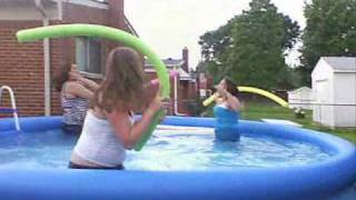 Having Fun In The Pool