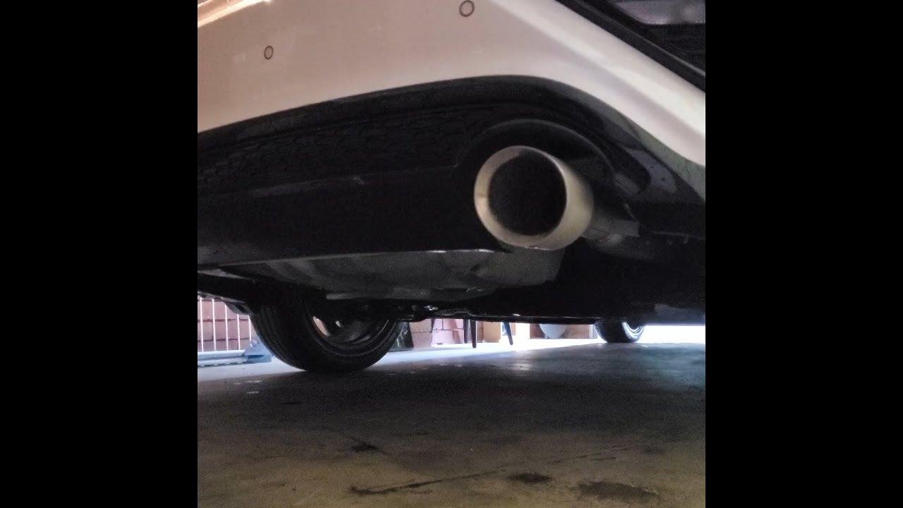 2018 Kia Cerato Sport- Custom exhaust before & after