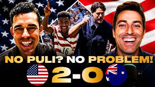 USMNT DEFEATS Australia without Pulisic for BEST WC start since 1930 (Reaction) | DUEL NATS The Eaststream