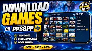 How to Add Games on PPSSPP Emulator on iOS & Android (Tutorial 2026)