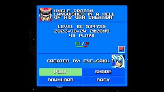 Mega Man Maker v1.7.5: UNCLE PROTON LANGUISHES IN A HELL OF HIS OWN CREATION (ID: 534729)