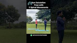 Sun Salutation Flow with 5 Spinal Movements
