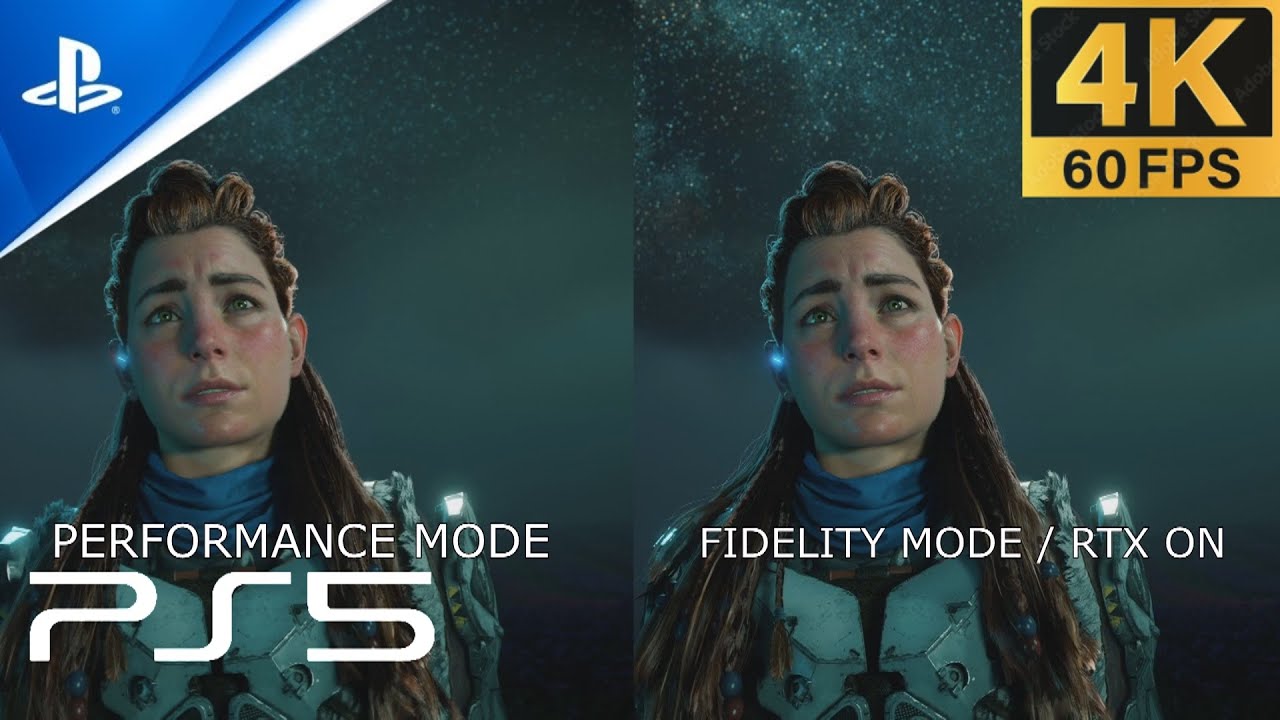 (PS5) Performance Vs Fidelity Mode (RTX ON) | Horizon Forbidden West (4K 60 FPS - Ultra HD)