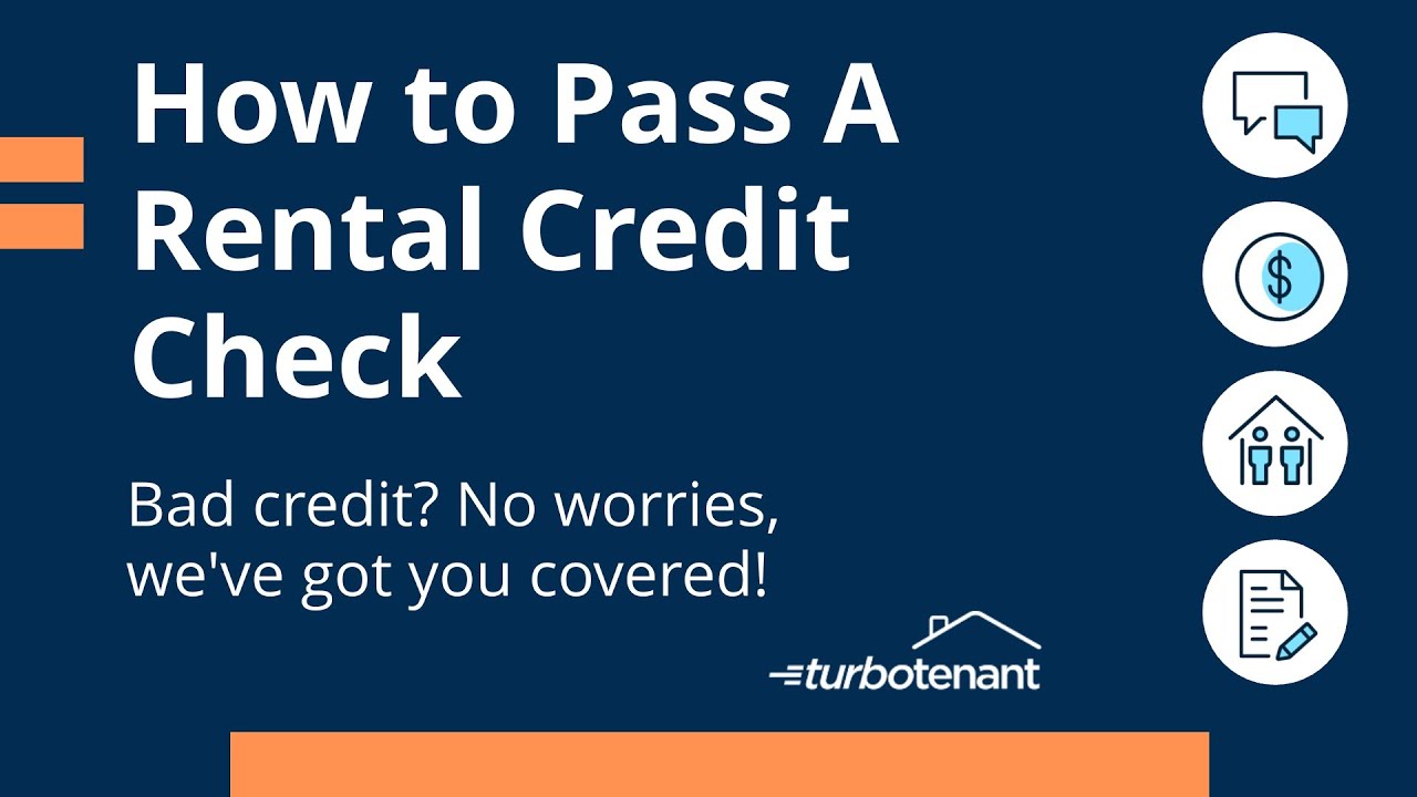 How to Pass a Rental Credit Check with Bad Credit YouTube