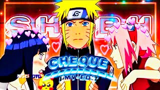 Naruto Being Amveditshubh - Cheque