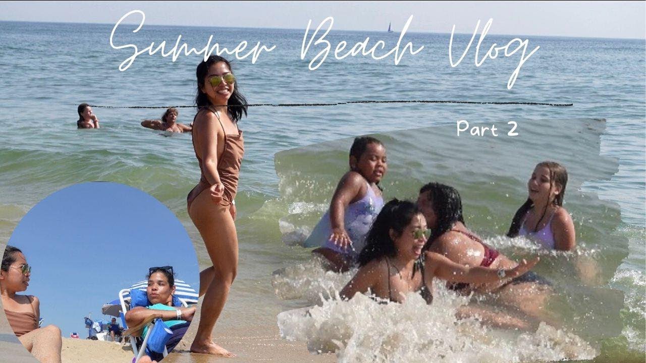 Summer Vlog: Belmar Beach New Jersey - Part 2  |  Life in USA  | Abhy ThereForYou♡